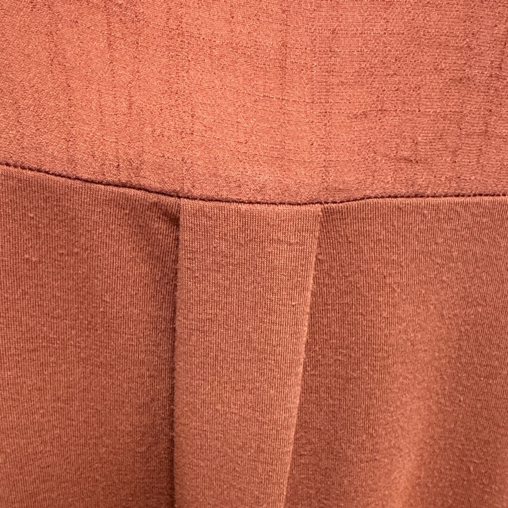 Per Seption Women's Rust Button-Up Top - Picture 6 of 7